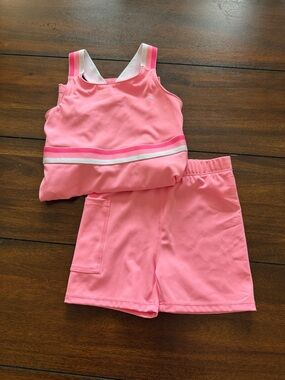 Tommy Bahama Active Youth Tank Top in Bright Pink